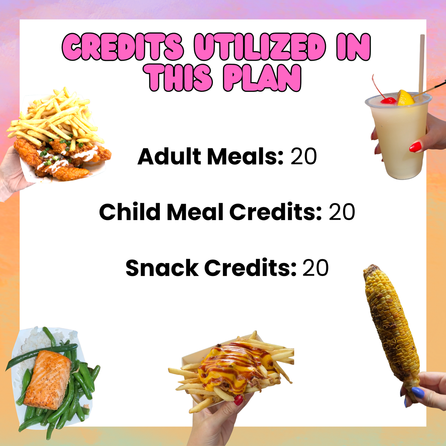 Quick Service Disney Dining Plan (DDP) Guide - by @parkhopwithamber