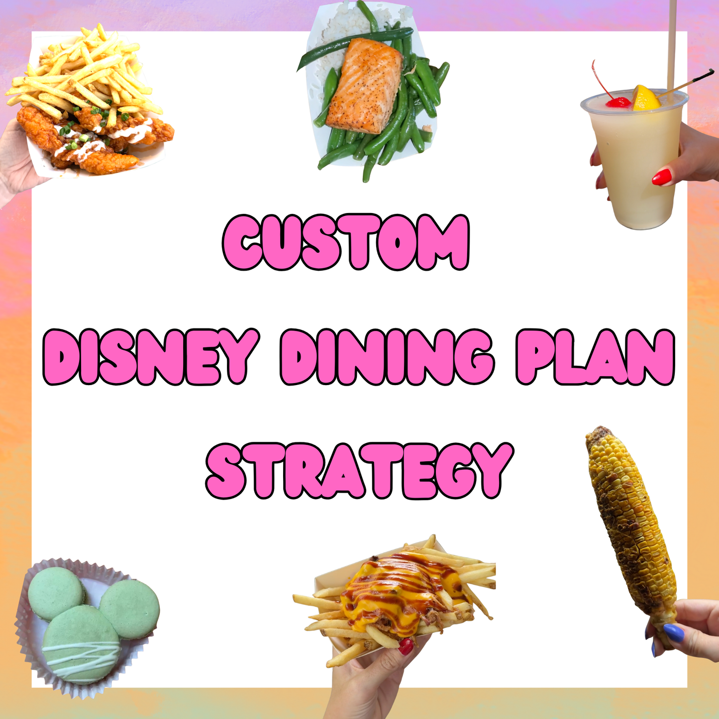 Custom Disney Dining Planning by @parkhopwithamber