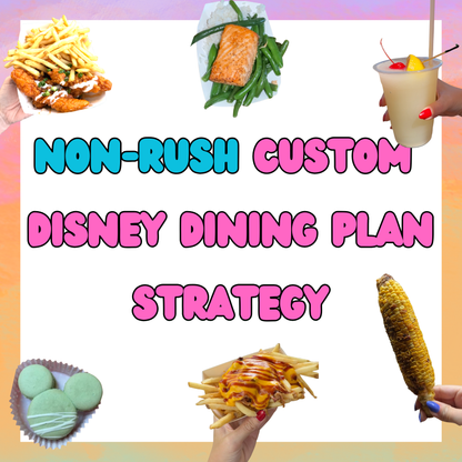 Custom Disney Dining Planning by @parkhopwithamber